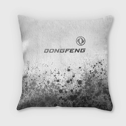 Подушка квадратная Dongfeng - white gradient посередине / 3D-принт – фото 1