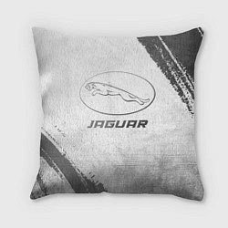 Подушка квадратная Jaguar - white gradient, цвет: 3D-принт