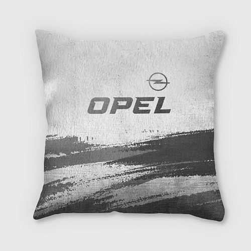Подушка квадратная Opel - white gradient посередине / 3D-принт – фото 1