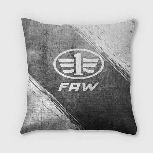 Подушка квадратная FAW - grey gradient / 3D-принт – фото 1