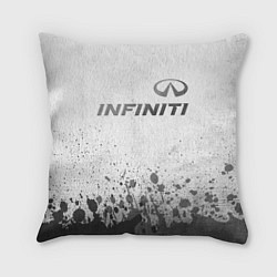 Подушка квадратная Infiniti - white gradient посередине