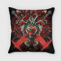 Подушка квадратная Doom постер к игре