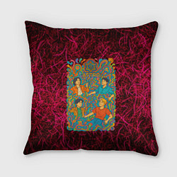 Подушка квадратная Astro в стиле психоделики, цвет: 3D-принт