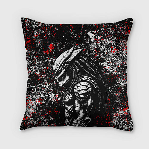 Подушка квадратная Хищник 1987 / 3D-принт – фото 1
