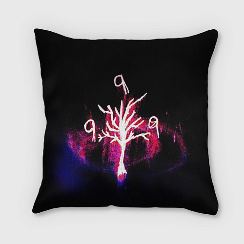 Подушка квадратная Xxxtentacion x juice wrld / 3D-принт – фото 1