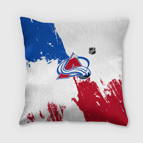 Подушка квадратная Колорадо Эвеланш - брызги красок / 3D-принт – фото 1