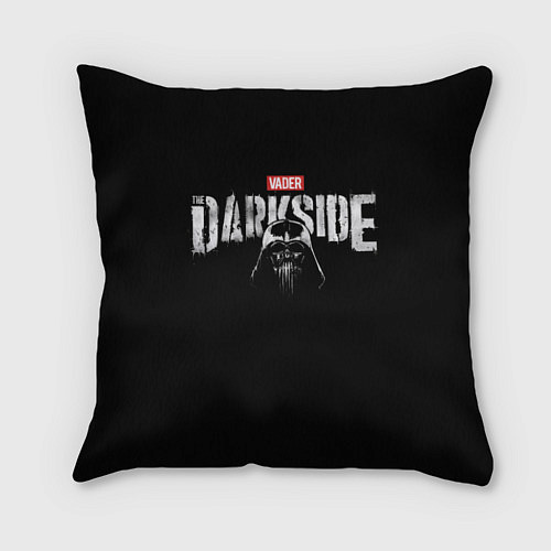 Подушка квадратная Дарт Вейдер - the darkside / 3D-принт – фото 1