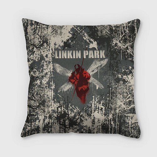 Подушка квадратная Linkin Park - Hybrid Theory / 3D-принт – фото 1