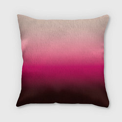 Подушка квадратная Градиент transcendent pink омбре