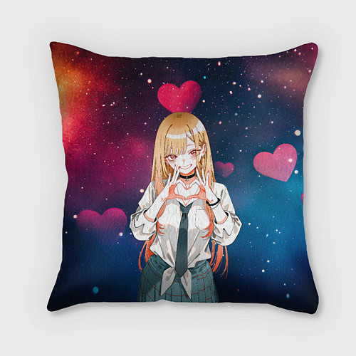 Подушка квадратная Марин Китагава с любовью - Эта фарфоровая кукла вл / 3D-принт – фото 1
