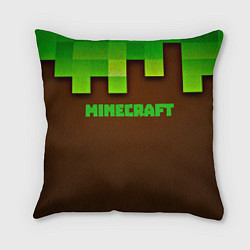 Подушка квадратная Minecraft forever, цвет: 3D-принт