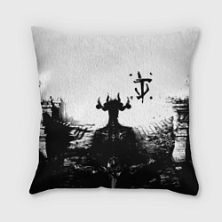 Подушка квадратная Doom демон марса