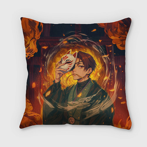 Подушка квадратная Хаято Суо - Ветролом / 3D-принт – фото 1