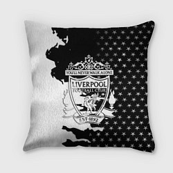 Подушка квадратная Liverpool текстура спорт