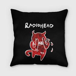 Подушка квадратная Radiohead red minotaur, цвет: 3D-принт