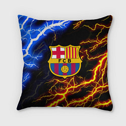 Подушка квадратная Барселона неоновый шторм