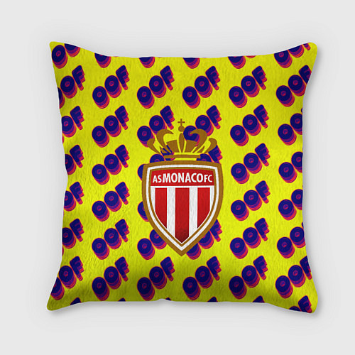 Подушка квадратная Monako off / 3D-принт – фото 1