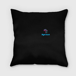 Подушка квадратная Night beach