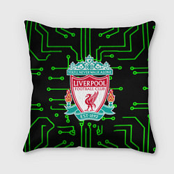 Подушка квадратная Liverpool плата текстура