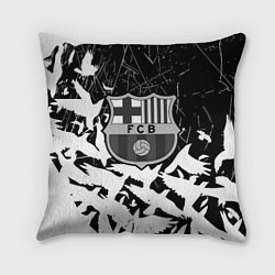 Подушка квадратная Barcelona черно белые птицы