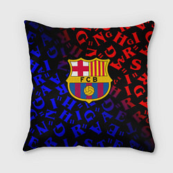 Подушка квадратная Barcelona градиент символы