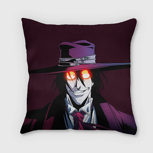 Подушка квадратная Hellsing - Алукард / 3D-принт – фото 1