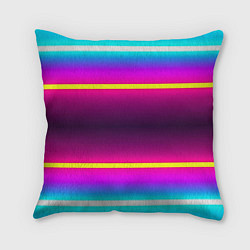 Подушка квадратная Color neon, цвет: 3D-принт