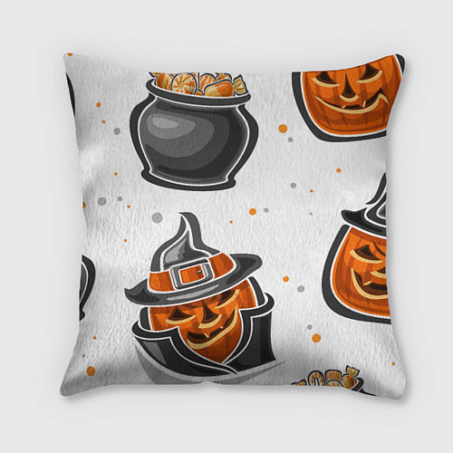 Подушка квадратная Candy halloween / 3D-принт – фото 1