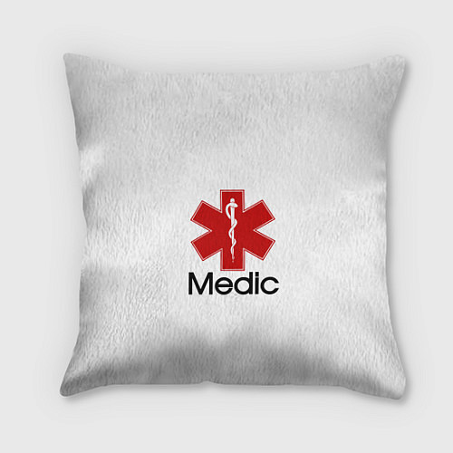 Подушка квадратная Медик / 3D-принт – фото 1