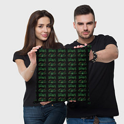 Подушка квадратная Halloween pattern, цвет: 3D-принт — фото 2