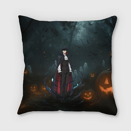 Подушка квадратная Вампир Сон Джин-Ву - Поднятие уровня в одиночку ан / 3D-принт – фото 1