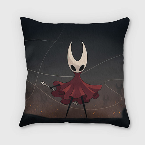 Подушка квадратная Hollow Knight - Silksong / 3D-принт – фото 1