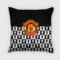 Подушка квадратная Манчестер Юнайтед люди паттерн