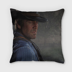 Подушка квадратная Артур Морган