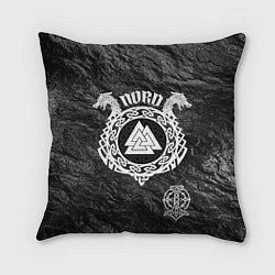Подушка квадратная Символ валькнут