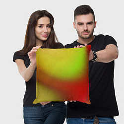 Подушка квадратная Color multicolored gradient, цвет: 3D-принт — фото 2