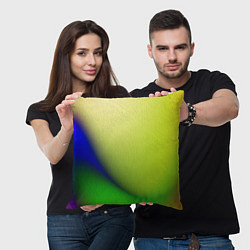 Подушка квадратная The color is multicolored, цвет: 3D-принт — фото 2