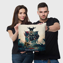 Подушка квадратная Персонажи из Хищник планета смерти, цвет: 3D-принт — фото 2