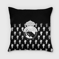Подушка квадратная Реал Мадрид люди краски