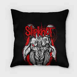 Подушка квадратная Slipknot, цвет: 3D-принт