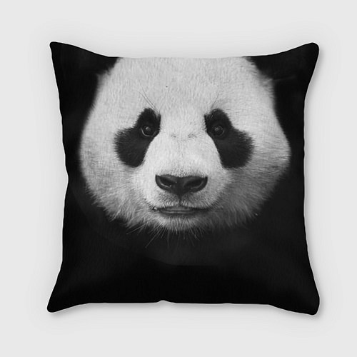 Подушка квадратная Взгляд панды / 3D-принт – фото 1