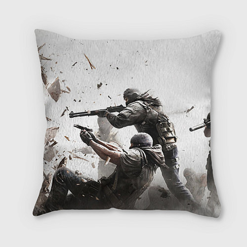 Подушка квадратная Rainbow Six Siege / 3D-принт – фото 1