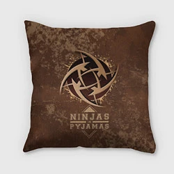 Подушка квадратная Ninjas In Pyjamas, цвет: 3D-принт