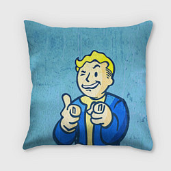 Подушка квадратная Fallout: It's okey, цвет: 3D-принт