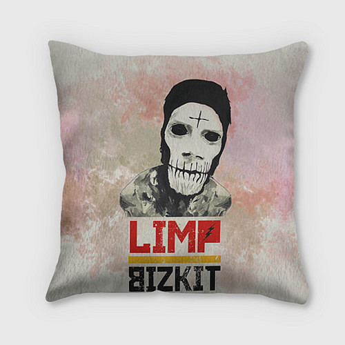Подушка квадратная Limp Bizkit / 3D-принт – фото 1