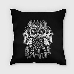 Подушка квадратная BMTH Owl, цвет: 3D-принт