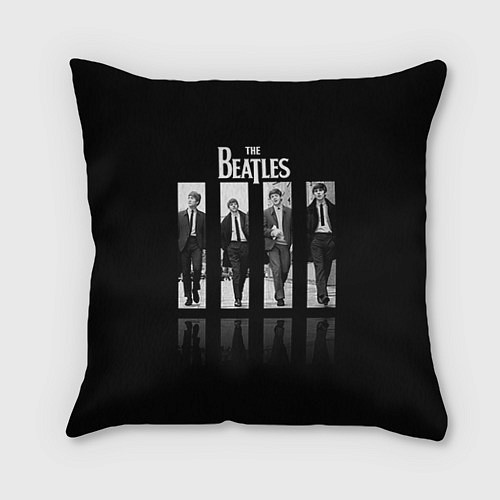 Подушка квадратная The Beatles: Man's / 3D-принт – фото 1