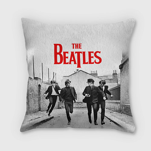 Подушка квадратная The Beatles: Break / 3D-принт – фото 1