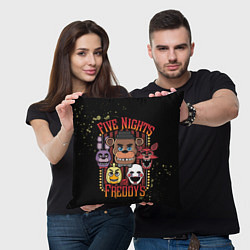 Подушка квадратная Five Nights At Freddy's, цвет: 3D-принт — фото 2