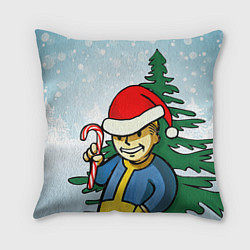 Подушка квадратная Fallout Christmas